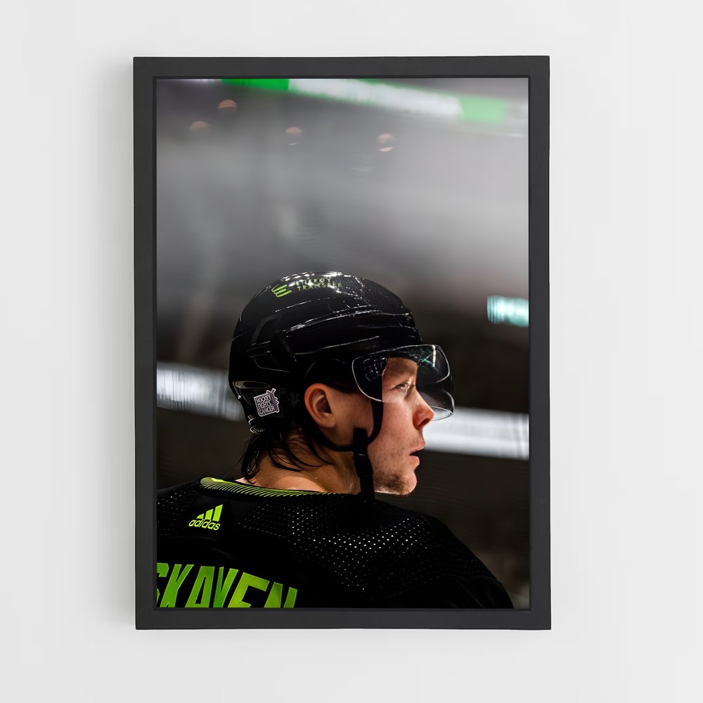Poster Heiskanen en Action – affiche Hockey sur glace (vue 2)